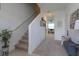 Bright and spacious entryway with stairs leading upstairs at 190 Mandovi St, Davenport, FL 33837