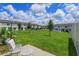 Community backyard view with lush green lawn at 190 Mandovi St, Davenport, FL 33837