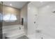 Clean bathroom with soaking tub and walk-in shower at 1560 Eagle Nest Cir, Winter Springs, FL 32708