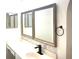 Bathroom boasts double vanity and hexagon tile at 366 Fairfield Dr, Sanford, FL 32771