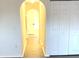 Light-filled hallway with wood-look flooring and spacious closets at 366 Fairfield Dr, Sanford, FL 32771