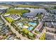 Aerial view of community pool at 8851 Sperry St, Orlando, FL 32827