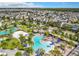 Large freeform pool with water features and lounge chairs at 8851 Sperry St, Orlando, FL 32827