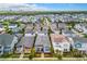 Aerial view of community, showcasing a variety of homes at 8851 Sperry St, Orlando, FL 32827