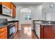 Modern kitchen with stainless steel appliances at 2286 Chatham Place Dr, Orlando, FL 32824