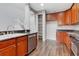 Modern kitchen with stainless steel appliances at 2286 Chatham Place Dr, Orlando, FL 32824