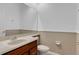 Clean bathroom with single sink vanity and toilet at 2286 Chatham Place Dr, Orlando, FL 32824