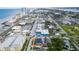Aerial view showing home's location near the beach at 701 N Grandview Ave, Daytona Beach, FL 32118