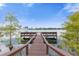 Serene lake view with a wooden dock at 388 Lakeview St, Orlando, FL 32804