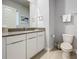 Clean bathroom with a modern vanity and toilet at 7740 Sandy Ridge Dr # 100, Reunion, FL 34747