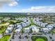 Aerial view of a modern apartment community at 7740 Sandy Ridge Dr # 100, Reunion, FL 34747