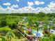 Large water slide and lazy river at resort pool at 14501 Grove Resort Ave # 3132, Winter Garden, FL 34787