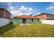 Spacious backyard with patio and fenced perimeter at 15606 Kalihna Ct, Orlando, FL 32828