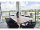 Relaxing balcony with table and chairs, overlooking scenic view at 3161 Paradox Cir # 202, Kissimmee, FL 34746
