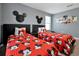 Mickey Mouse themed bedroom with twin beds at 5424 Solterra Cir # 1, Davenport, FL 33837