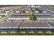 Aerial view of townhouses with private pools and screened enclosures at 2428 Dubai St, Kissimmee, FL 34747