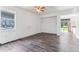 Bright living room with laminate flooring and access to backyard at 2548 Lyndscape St, Orlando, FL 32833