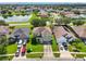 Aerial view of house and surrounding neighborhood at 2548 Lyndscape St, Orlando, FL 32833