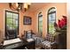 Bright home office features large windows, built-in shelving, and comfortable seating at 503 N Summerlin Ave, Orlando, FL 32803