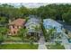 Aerial view of a beautiful neighborhood with mature trees at 503 N Summerlin Ave, Orlando, FL 32803