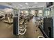 Well-equipped fitness center featuring treadmills, stationary bikes, and weight machines at 4423 Nottoway Dr, Leesburg, FL 34748