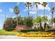 Landscaped entrance to the Plantation at Leesburg community at 4423 Nottoway Dr, Leesburg, FL 34748
