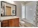 Clean bathroom with shower/tub combo and updated vanity at 12203 Pasha Ln, Orlando, FL 32827