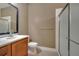 Small bathroom with shower and toilet at 12203 Pasha Ln, Orlando, FL 32827