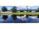 Home with pond view in the backyard at 2652 Carrickton Cir, Orlando, FL 32824