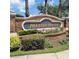 Preston Pointe community entrance with brick signage and landscaping at 2652 Carrickton Cir, Orlando, FL 32824
