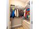 Well-organized closet with hanging rods and drawers at 8324 Ludington Cir, Orlando, FL 32836