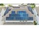 Aerial view of house showing solar panels on roof at 8324 Ludington Cir, Orlando, FL 32836