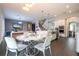 Open concept kitchen with island and breakfast nook at 8324 Ludington Cir, Orlando, FL 32836