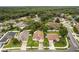 Aerial view of houses and neighborhood at 1611 Sand Key Cir, Oviedo, FL 32765