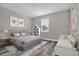 Bedroom with queen bed and built-in window seat at 1402 Persimmon Ave, Sanford, FL 32771