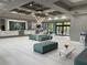 Elegant lobby featuring modern furniture and a stunning feature wall at 12544 Floridays Resort Dr # 203-B, Orlando, FL 32821