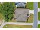 Aerial view of a single Gathering home and its surroundings at 21242 Braveheart Dr, Leesburg, FL 34748