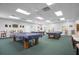 Community game room featuring billiard tables at 21242 Braveheart Dr, Leesburg, FL 34748