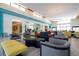 Bright and spacious community clubhouse lobby at 5887 High Seas Dr, Orlando, FL 32821