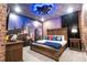 Bedroom with Hogwarts theme and a king-size bed at 5887 High Seas Dr, Orlando, FL 32821