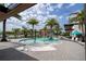 Community pool with a fun splash pad for  at 5887 High Seas Dr, Orlando, FL 32821