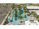 Aerial view of the community pool and amenities at 5887 High Seas Dr, Orlando, FL 32821