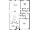 Main floor plan showcasing an open concept design with a two-car garage at 12934 Promise Pl, Orlando, FL 32832