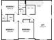Second floor plan with three bedrooms, a loft and a shared bathroom at 12934 Promise Pl, Orlando, FL 32832