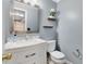 Clean bathroom with white vanity and marble countertop at 170 Spring Lake Hills Dr, Altamonte Springs, FL 32714