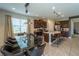 Modern kitchen with stainless steel appliances and an island at 7432 Marker Ave, Kissimmee, FL 34747