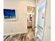 Clean bathroom with a walk-in shower and modern vanity at 8125 Surf St, Kissimmee, FL 34747