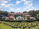 Resort-style pool with lounge chairs and cabanas at 2444 Lobelia Dr, Lake Mary, FL 32746