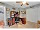 Home office with built in desk and plenty of storage at 10604 Se 146Th Ln, Summerfield, FL 34491