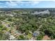 Aerial view of the property and surrounding area at 233 S 4Th St, Lake Mary, FL 32746